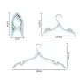 Yeldou 8Pcs Travel Hangers,Portable Folding Clothes Hangers Travel Accessories Foldable Clothes Drying Rack for Travel