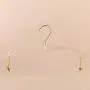 Clothes Hangers Plastic, Transparent Acrylic Underwear Hanger, Panty Liner,10pcs,Gold Clothes Hangers Plastic, Transparent Acrylic Underwear Hanger, Panty Liner,10pcs,Gold