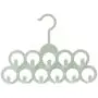 jiulonerst 11 Holes Clothes Tie Belt Shawl Scarf Hanger Display Holder Closet Organizer for Home Decor