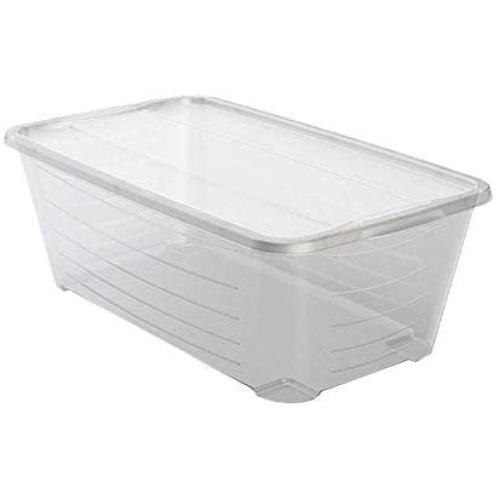 Life Story 5.7/6 Liter/Quart Clear Stacking Storage Boxes Clear Container, 36 Pack
