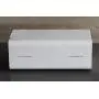 White Sleek Modern Bread Boxes For Kitchen Counter - Steel Bread Storage Bin By Cooler Kitchen