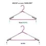 Adjustable Hang, Dry, or Store Hanger Forms by DryRight!, (Five Sets) Adjustable Hang, Dry, or Store Hanger Forms by DryRight!, (Five Sets)