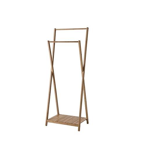 Compactor Bamboo Double Clothes Hanger