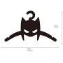 Sportskindom Batman Decoration Hanger Nordic Style Racks Kids Room Softcover Clothes Hangers Creative Crafts Hangers (5pcs)