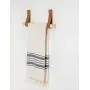 Medium Leather Wall Hook, minimalist leather strap hanger for bath towel holder leather wall hook strap towel hook bathroom decor brass towel ring nordic home