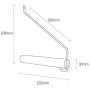 YMJ Nordic Hangers, Solid Wood Clothes Hook Wall Mount Brass Personality Storage Rack Wall Hanger Hook up Creative (Color : #1)