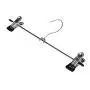 WULING Metal Clothes Skirt Dress Blouse Hangers Hooks 10PCS Silver Tone
