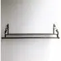 Nicheo Storage Wrought Iron Coat Rack Shelf Wall Mounted, Hanging Closet with Clothing Rods, Garment Hanger for Daily Clothes, Hat, Bag and More. Ideal Organizer for House (39.4", Bronze) Nicheo Storage Wrought Iron Coat Rack Shelf Wall Mounted, Hanging Closet with Clothing Rods, Garment Hanger for Daily Clothes, Hat, Bag and More. Ideal Organizer for House (39.4", Bronze)