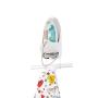 StorageMaid Steam Iron Holder ? Wall Mount Bracket with Slot for T-Leg Ironing Board ? Large Cord Storage Slot ? Fits All Sunbeam Models and Others ? Ideal Small Space Organization Solution