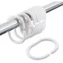 L-BOST Plastic Shower Curtain Rings Curtain C Rings Hooks Hanger Bath Drape Loop Clip Glide, Pack of 36 (White) L-BOST Plastic Shower Curtain Rings Curtain C Rings Hooks Hanger Bath Drape Loop Clip Glide, Pack of 36 (White)