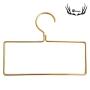 5 Pack Square Iron Scarf Hanger Wall Mounted Towel Ring Belt Hanger Stainless Steel,Glod,Bathroom Bedroom Wardrobe Living Room