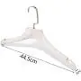 AIDELAI Coat Rack 5 Pieces Solid Wood Suit Hangers,Hanger Non-Slip Sticks Hanging Clothes Rack Adult Clothes Support Pants Rack 5 Pieces Solid Wood Suit Hangers (Color : White) AIDELAI Coat Rack 5 Pieces Solid Wood Suit Hangers,Hanger Non-Slip Sticks Hanging Clothes Rack Adult Clothes Support Pants Rack 5 Pieces Solid Wood Suit Hangers (Color : White)