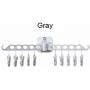 Practical Design Multifunctional Plastic Space Saver Saving Wonder Magic Hanger Clothes Closet Organize Hook 5pcs Color Random