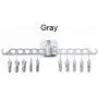 Practical Design Multifunctional Plastic Space Saver Saving Wonder Magic Hanger Clothes Closet Organize Hook 5pcs Color Random
