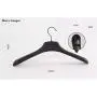 10 Pieces Black Thick Wide Shoulder Plastic Clothes Hanger for Coats Jacket and Fur 10 Pieces Black Thick Wide Shoulder Plastic Clothes Hanger for Coats Jacket and Fur