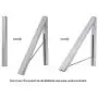 KIPB Alumimum Wall Adjustable Clothes Hanger Rack Bracket Silver Cloth Storage Hangers for Laundry Organization Closet Storage System KIPB Alumimum Wall Adjustable Clothes Hanger Rack Bracket Silver Cloth Storage Hangers for Laundry Organization Closet Storage System