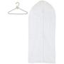 Plastic Pearl Bow Clothes Hangers Hook Rack + Garment Protective Bag Adults