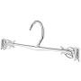 Mainetti GS19 Clear Plastic Hangers Sleek New Design, Great For Bras/Panties/Underwear, 10-Inch (Value Pack Of 1000)