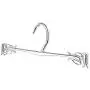 Mainetti GS19 Clear Plastic Hangers Sleek New Design, Great For Bras/Panties/Underwear, 10-Inch (Value Pack Of 1000)