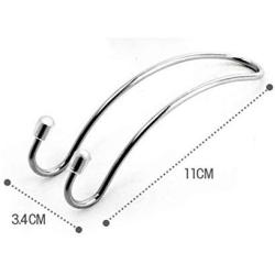 Metal Support Circle Clothes Hanger Clothes Drying Rack Multifunction Scarf Clothes tie hat car Hangers Storage Racks 10pcs