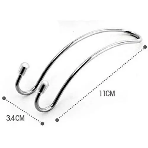 Metal Support Circle Clothes Hanger Clothes Drying Rack Multifunction Scarf Clothes tie hat car Hangers Storage Racks 10pcs