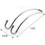Metal Support Circle Clothes Hanger Clothes Drying Rack Multifunction Scarf Clothes tie hat car Hangers Storage Racks 10pcs
