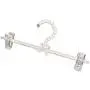 Jili Online 30cm Luxury Pearl Beaded Clothes Hangers Decorative Pants Trousers Clothes Hanger with Clip for Adults - White, 30cm Jili Online 30cm Luxury Pearl Beaded Clothes Hangers Decorative Pants Trousers Clothes Hanger with Clip for Adults - White, 30cm