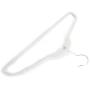 10pcs Velvet Hangers Space Saving Plastic Flocking Clothes Hangers Non-Slip Hangers 360 Degree Swivel Chrome Hook for Premium Suit Coats Jackets Pants and Dress Clothes Beige