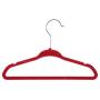 Kids Velvet Hangers - 50-Pack Pink Velvet Hangers, Ultra Thin Non-Slip Junior Hangers for Children Clothes, Space Saving
