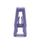 Plastic Slim-line Finger Clip Black Hanger Clips (60, Purple)