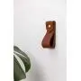 Small Leather Wall Hook, minimalist leather strap hanger for bath towel holder leather wall hook strap towel hook bathroom decor brass towel ring nordic home