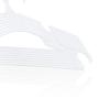 Baby Hangers,120 Pack Kids White Plastic Hangers for Baby Clothes Toddler Hangers Infant Clothes Hangers