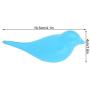Mumusuki Creative Bird Decor Hook Wall Door Hanger Clothes Coat Hat Bags Towel Hanging Rack Holder(Sky Blue)