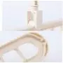 10pcs Random Color Multi-Port Support Circle Clothes Hangers Clothes Drying Racks Multifunction Plastic Scarf Clothes Hanger