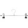 MEIYIN 20 Pcs Stainless Steel Trouser Hanger Rack Coat Pants Skirt Hangers Clothes Stand Holder with 2 Adjustable Non-Slip Clips 28cm MEIYIN 20 Pcs Stainless Steel Trouser Hanger Rack Coat Pants Skirt Hangers Clothes Stand Holder with 2 Adjustable Non-Slip Clips 28cm