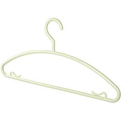 SAASNY Standard Coat Plastic Hangers Non-Slip Plastic Hangers -15 Pack- Heavy Duty Plastic Suit Hangers Plastic Space Saving Non Slip Clothes Hangers,Green,for Drying and Storage