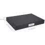Bigso Sven Fiberboard Classic Hinged Document Box, 1.8 x 13.2 x 9.3 in, Dark Grey Bigso Sven Fiberboard Classic Hinged Document Box, 1.8 x 13.2 x 9.3 in, Dark Grey