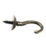 Vintage Wall Ceiling Screw Hooks Cup Hooks Hanger (Bronze 48 Pack)