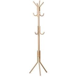 GWDJ Coat Rack Floorstanding Simple Coat Rack/Modern/Bedroom Hangers/Living Room Clothes Storage Rack (2 Colors Optional) Coat Rack Shelf (Color : Gold)