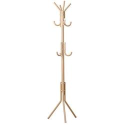 GWDJ Coat Rack Floorstanding Simple Coat Rack/Modern/Bedroom Hangers/Living Room Clothes Storage Rack (2 Colors Optional) Coat Rack Shelf (Color : Gold)