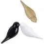 Resin Bird Coat Hook Wall Hanger, Creative Art Wall Decor for Key Towel Hat Bag Clothes, Set of 3