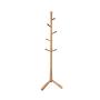 XJRHB Coat Rack - Oak Solid Wood Hanger Bedroom Clothes Rack, Size: 44 cm X175 cm (Color : Natural)