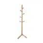 XJRHB Coat Rack - Oak Solid Wood Hanger Bedroom Clothes Rack, Size: 44 cm X175 cm (Color : Natural)