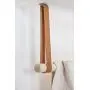 Leather Ceiling Mounted Curtain Rod Mount - modern wardrobe clothing rack hanging gold ceiling hook for clothing drying rack storage bracket window treatment Scandinavian minimal hangers living room