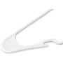 ZOYER Premium Plastic Hangers (20 Pack)- Durable & Strong Standard Hangers for Clothes - White