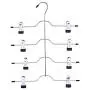 5pcs 4 Layers Stainless Steel Multifunctional Clothes Hangers Pants Storage Hangers Cloth Rack Multilayer Storage Cloth Hanger Decoration