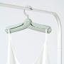 Zmmyr 6 Packs PP Foldable Clothes Hangers Mini Telescopic Travel Folding Hanger (Pink)