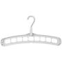 5pcs Random Color Multi-Function Folding Magic Hanger Nine-Hole Rotating Magic Clothes Hanger Wardrobe Drying Clothes Home Bedroom Storage Holder