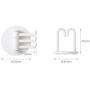 TOPBATHY Swivel Hook Wall Mounted Heavy Duty Folding Swing Arm Coat Hook Towel Holder Kitchen Bathroom Garage Clothes Hanger