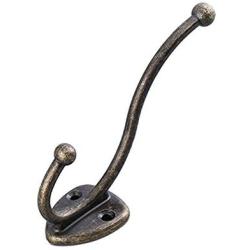 She-love Metal Handle Hook Hanger Clothes Hat Coat Robe Hanging Single Hook Wall Door (6 Pcs)